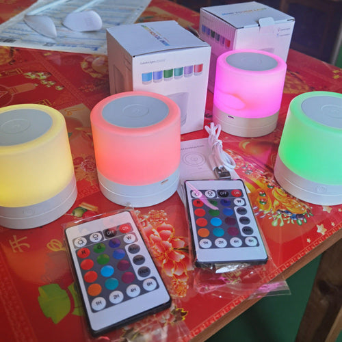 Multicolor Mood Light Wireless Rechargeable Outdoor LED Camping
