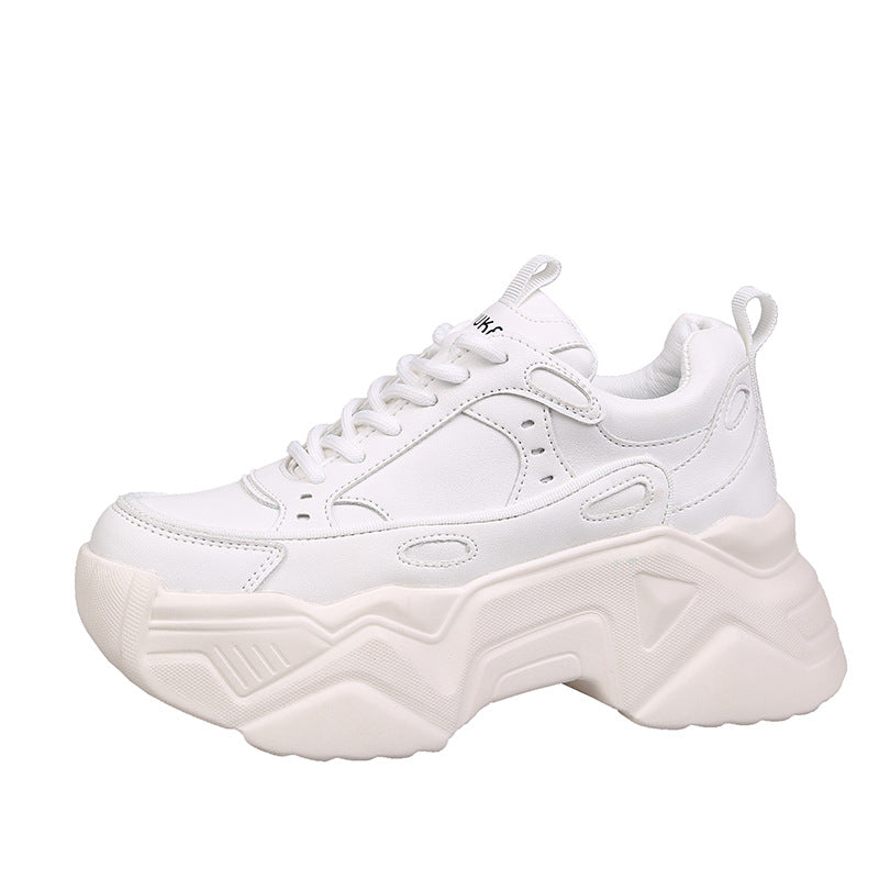 Chunky Platform Sneakers for Women Fashionable Fall Casual Sports