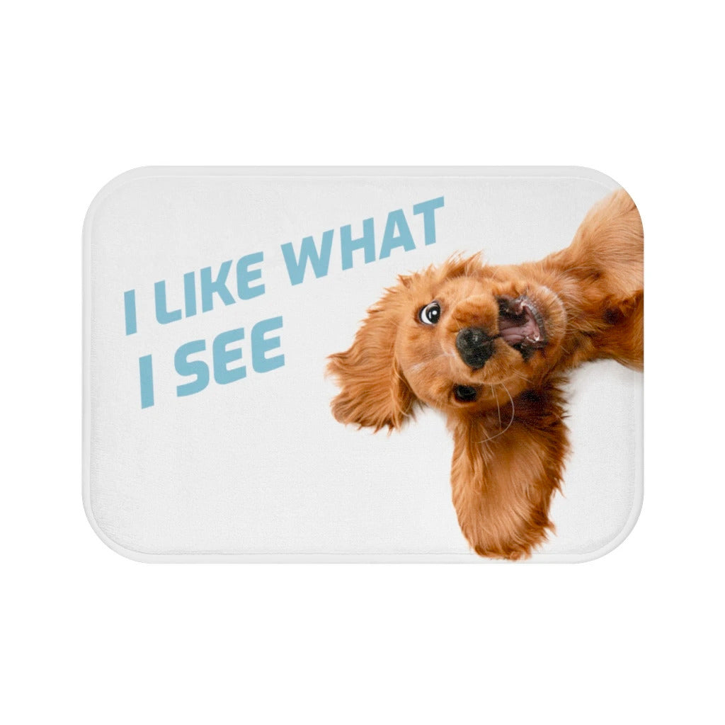 ELITE CASA Funny Dog Bath Mat