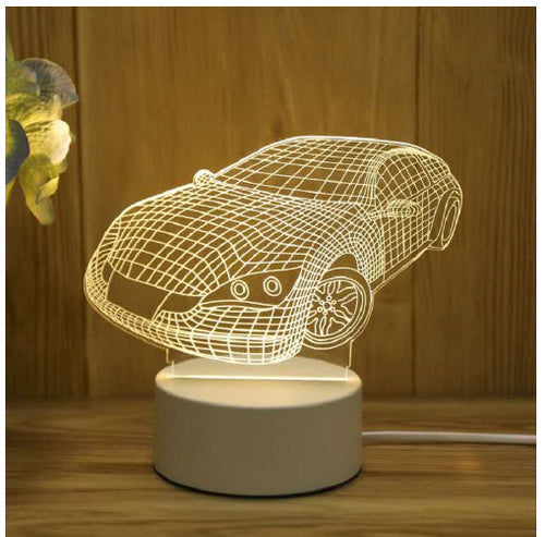 3D Lamp Acrylic USB LED Night Lights Neon Sign Lamp Xmas Home