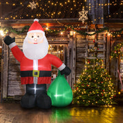 ELITE CASA6ft-gift-santa-claus-4-led-lights-