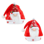 ELITE CASA Christmas Plush Hats 2-Pack