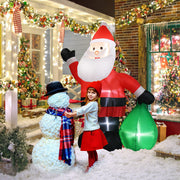ELITE CASA6ft-gift-santa-claus-4-led-lights-