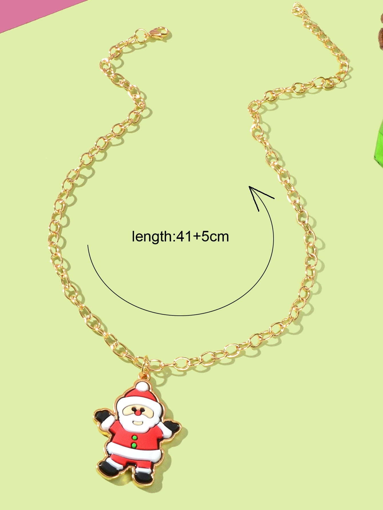 ELITE CASA  santa-claus-pendant-necklace-christmas-jewellery-girls-elite-casa.jpg