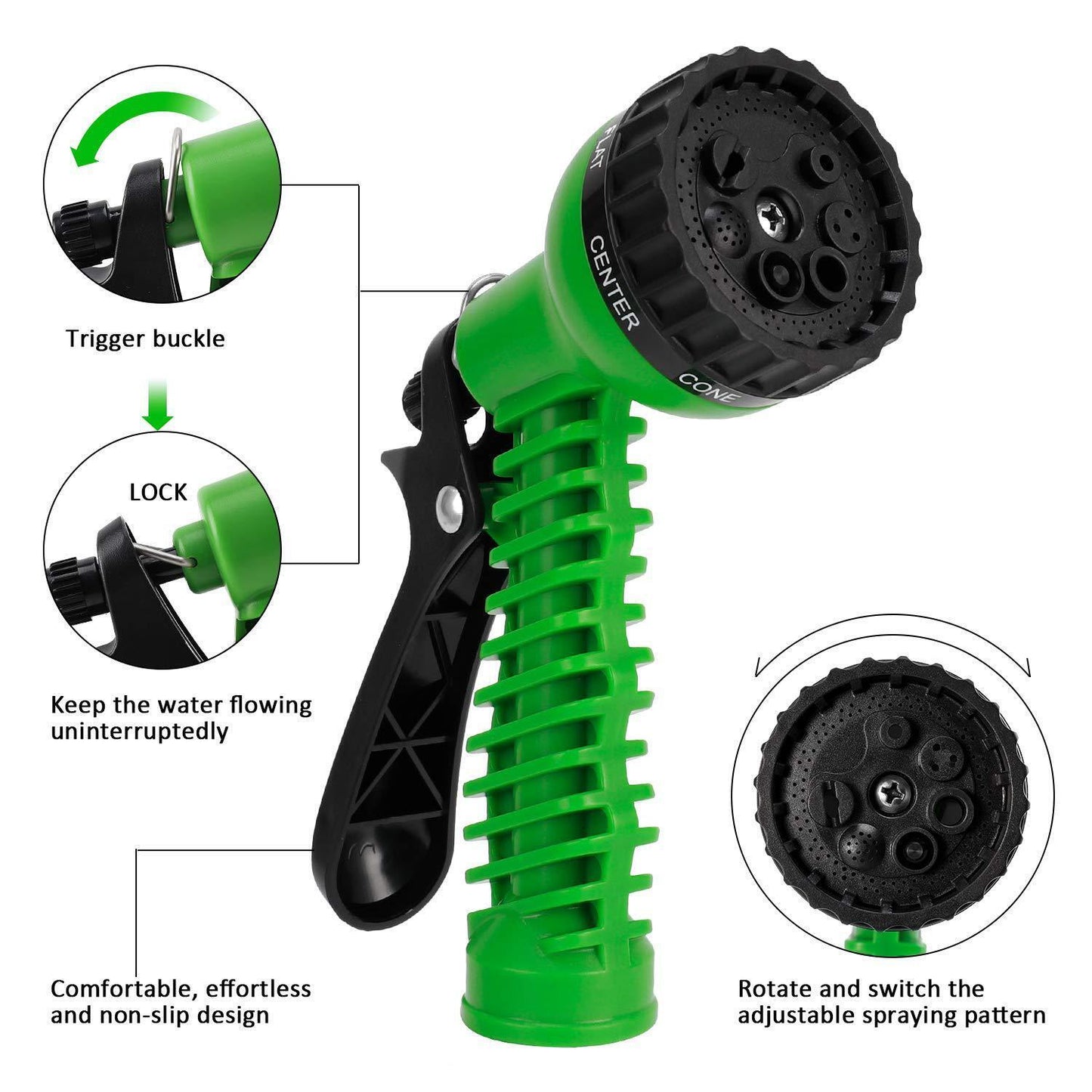 ELITE CASA Expandable Flexible Garden Water Hose