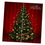 ELITE CASA Christmas Pattern Curtains for Living Room & Bedroom