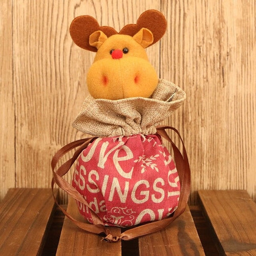 ELITE CASA Christmas Candy Holder Bag