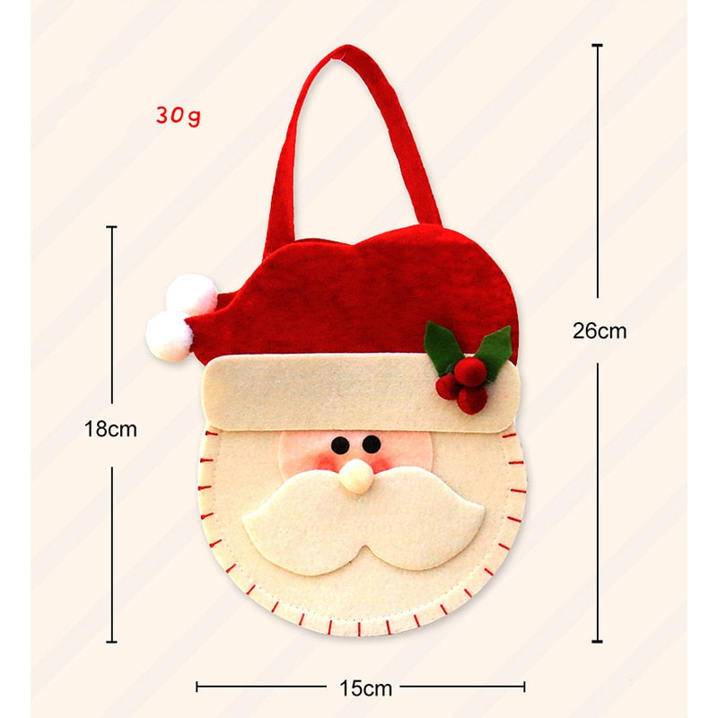 ELITE CASA Christmas Candy Holder Bag