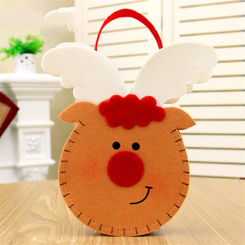 ELITE CASA Christmas Candy Holder Bag