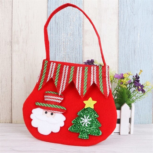 ELITE CASA Kids Christmas Candy Gift Handbag