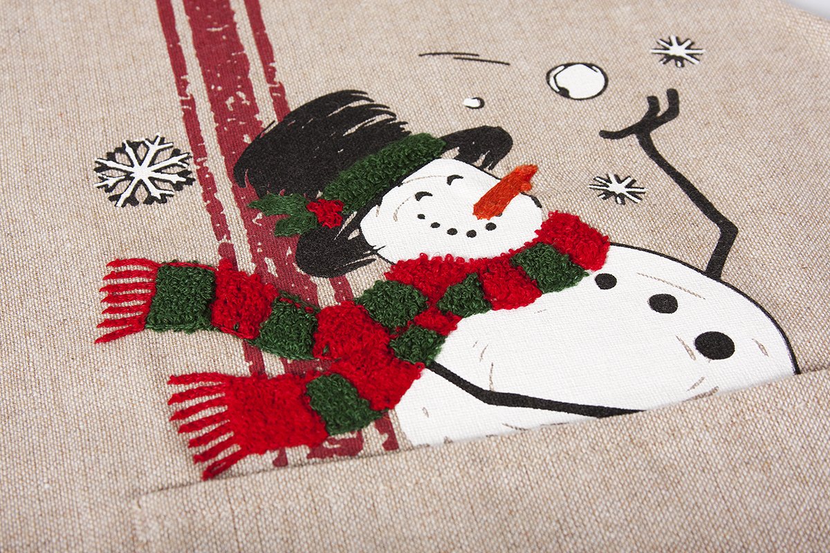 ELITE CASA Frosty Christmas Apron