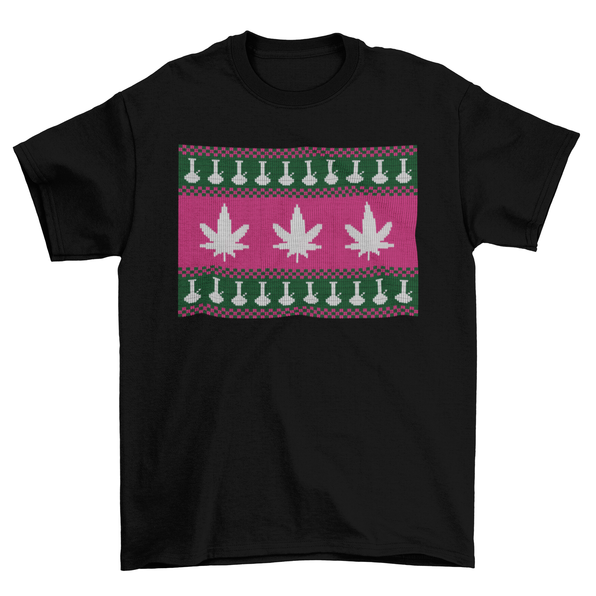 ELITE CASA Weed Bong Ugly Sweater Tee