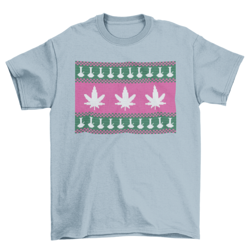 ELITE CASA Weed Bong Ugly Sweater Tee