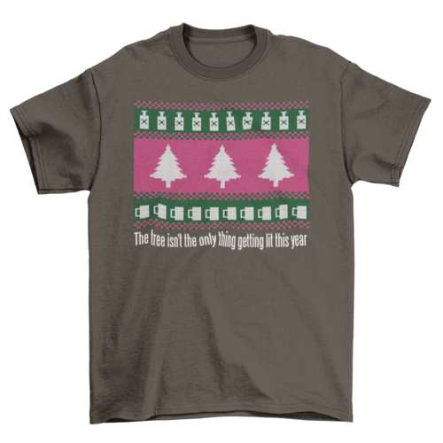 ELITE CASA Christmas Ugly Sweater Tee