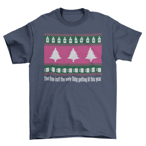 ELITE CASA Christmas Ugly Sweater Tee