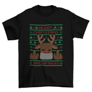 ELITE CASA Ugly Sweater Reindeer Tee