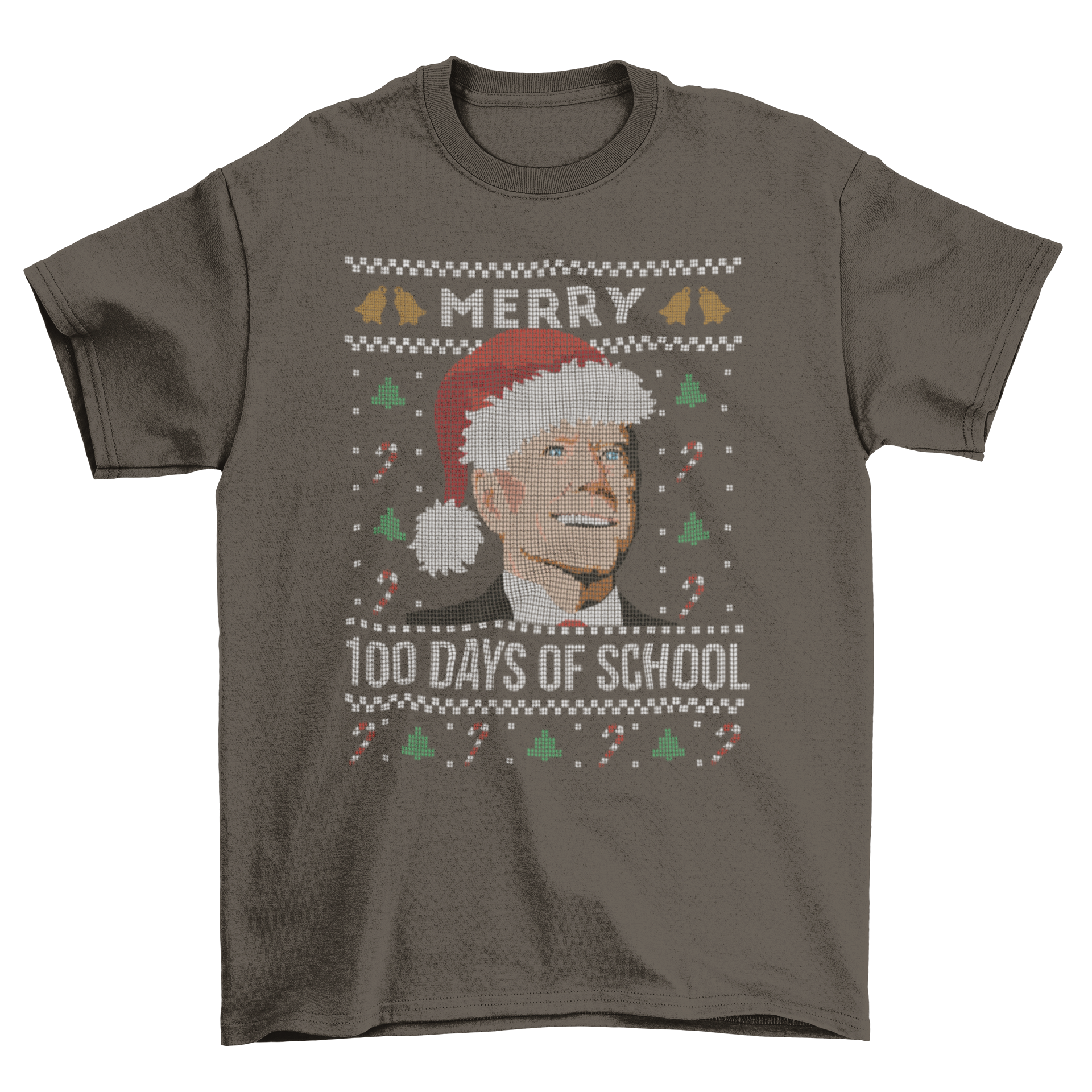 ELITE CASA Christmas Biden Ugly Sweater Tee