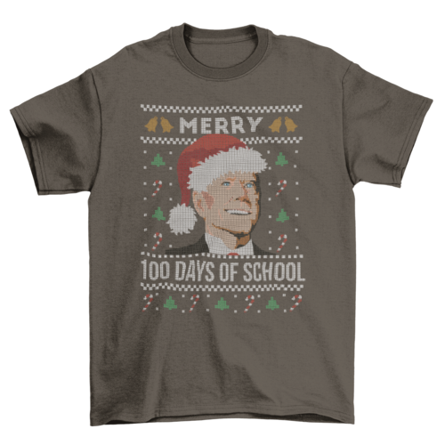ELITE CASA Christmas Biden Ugly Sweater Tee