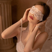 Erotic Lingerie Lace Perspective Embroidered Hollow Eye Mask