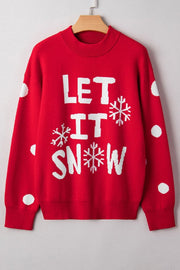 ELITE CASA LET IT SNOW Holiday Sweater