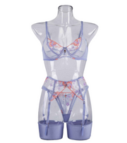 Sexy embroidered bra set lingerie