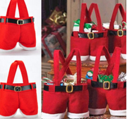ELITE CASA Santa Pants Candy Gift Bag