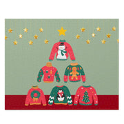 ELITE CASA Christmas Ugly Sweater Tree Puzzle 500-Piece