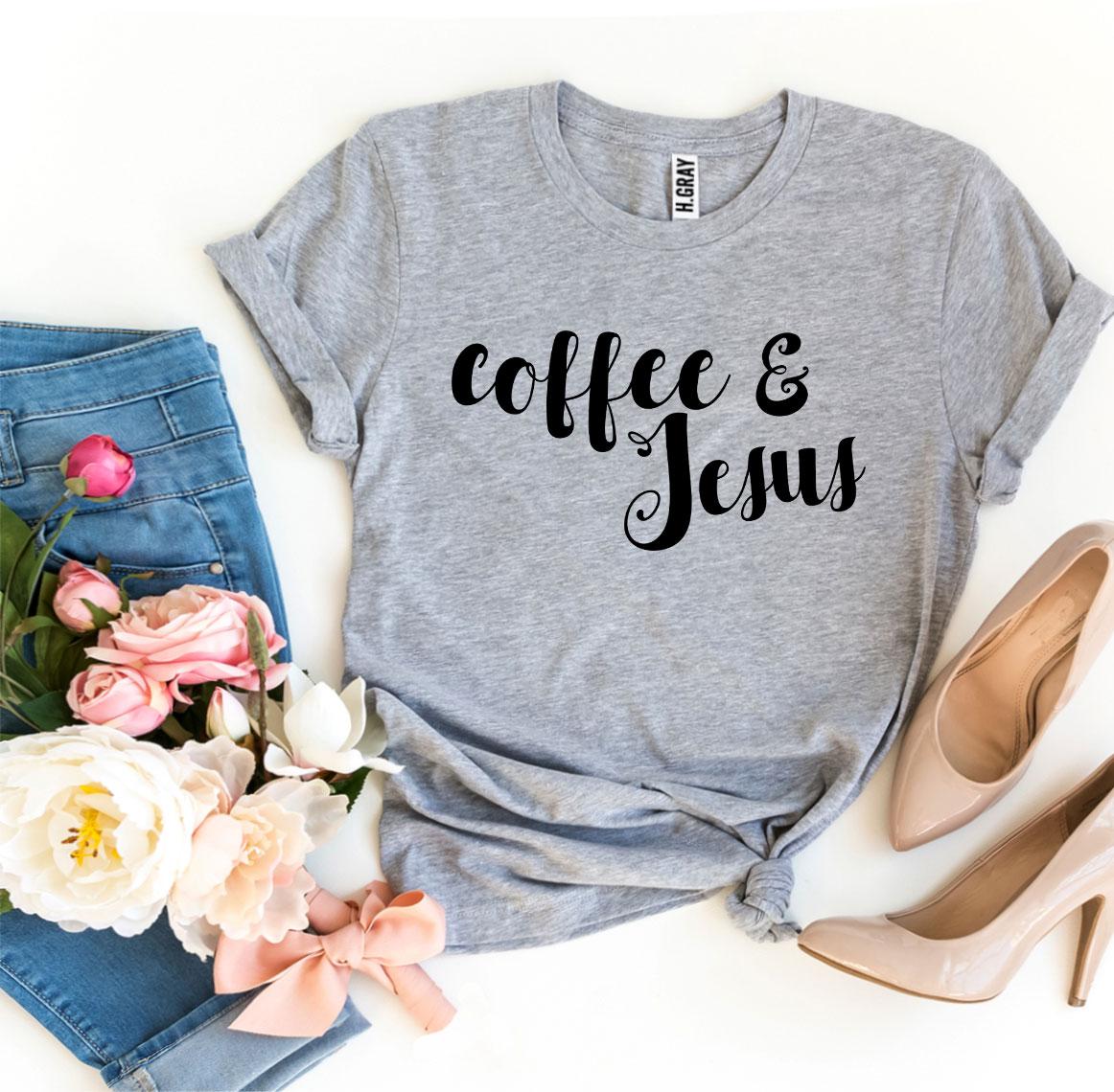 ELITE CASA Coffee And Jesus T-shirt Image
