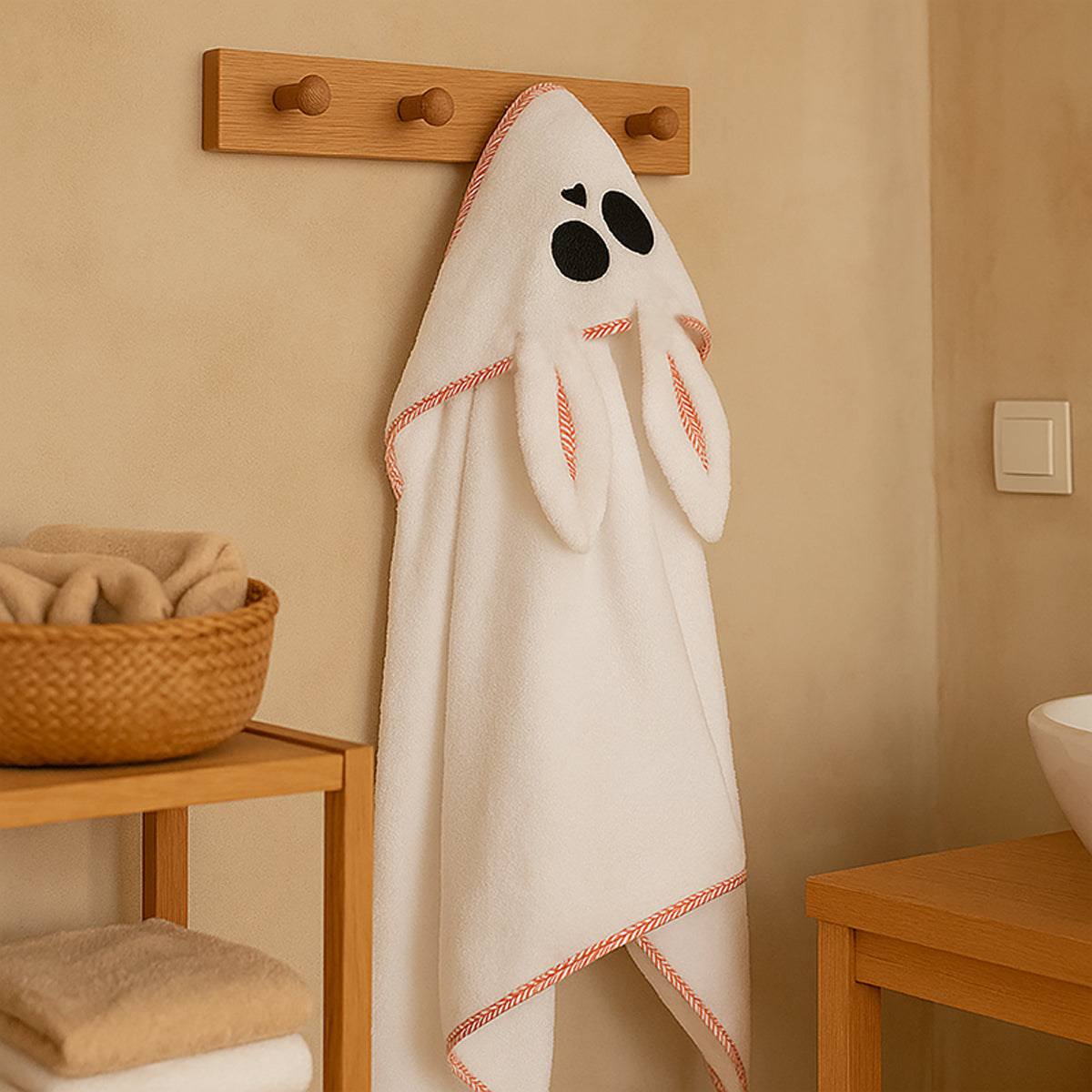 ELITE CASA Organic Cotton Bath Cape Alaska