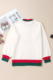 ELITE CASA Plus Size Christmas Holly Jolly Sweater